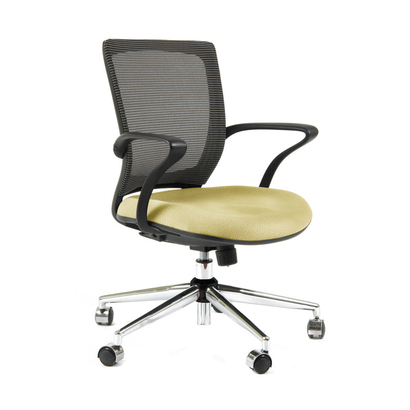 Silla TURIN Basic Marco negro Base Cromada